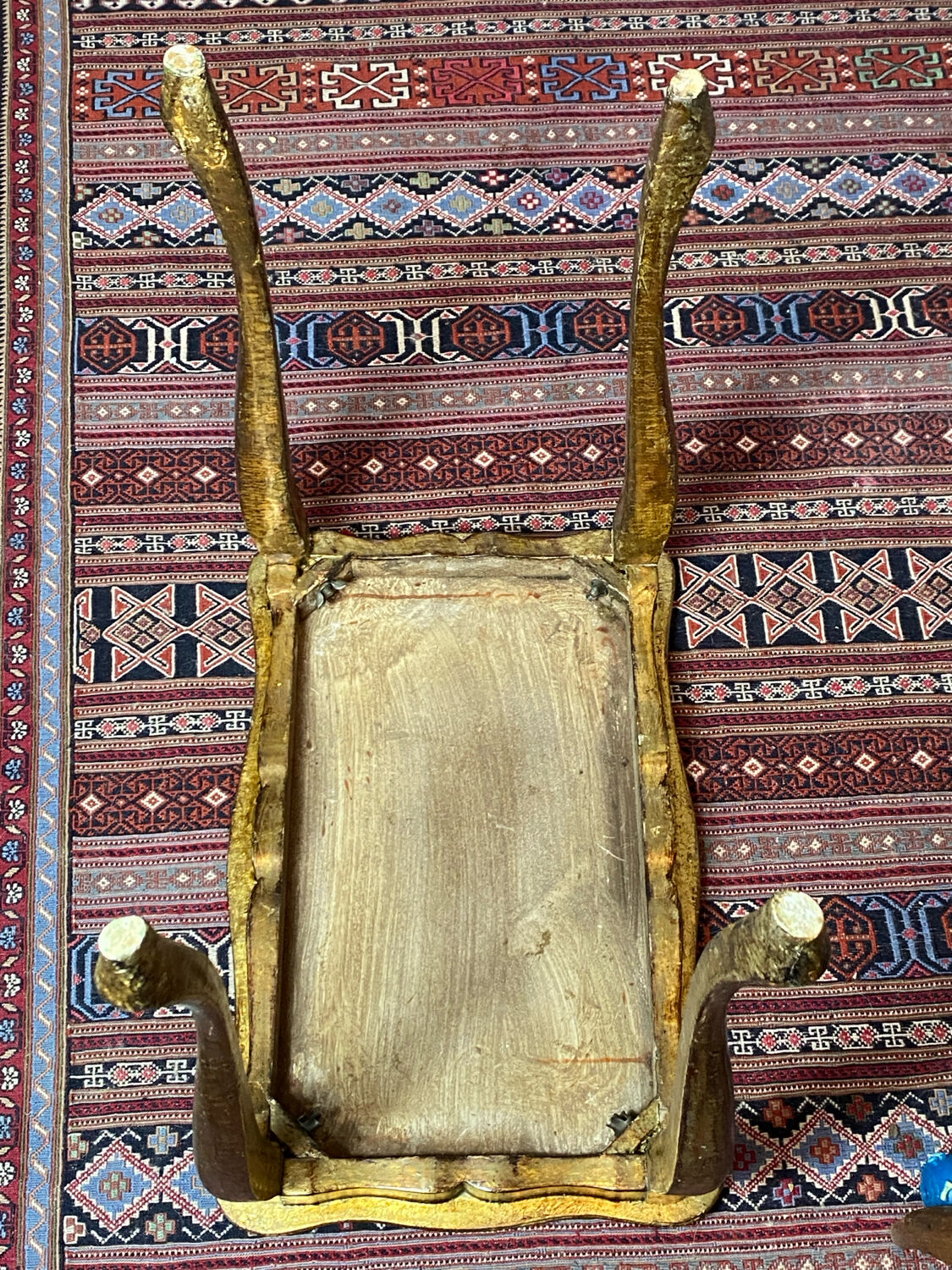 Florentine wooden side table