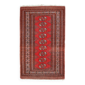 Tapis Vintage Lahore du Moyen-Orient, Années 1960, Élégance Artisanale