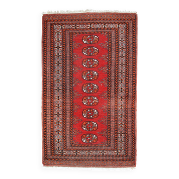 Tapis Vintage Lahore du Moyen-Orient, Années 1960, Élégance Artisanale