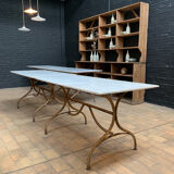 Set of 4 bistro tables, 1930s