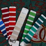 Hand-knotted rug, vintage Turkish rug 53x190 cm