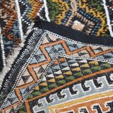 Tapis coloré noué à la main avec motif – 108 x 50 cm