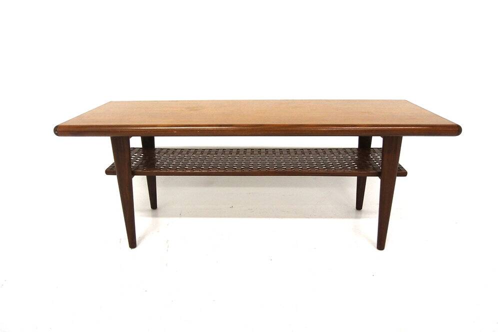 Scandinavian teak coffee table, Sweden, 1950s