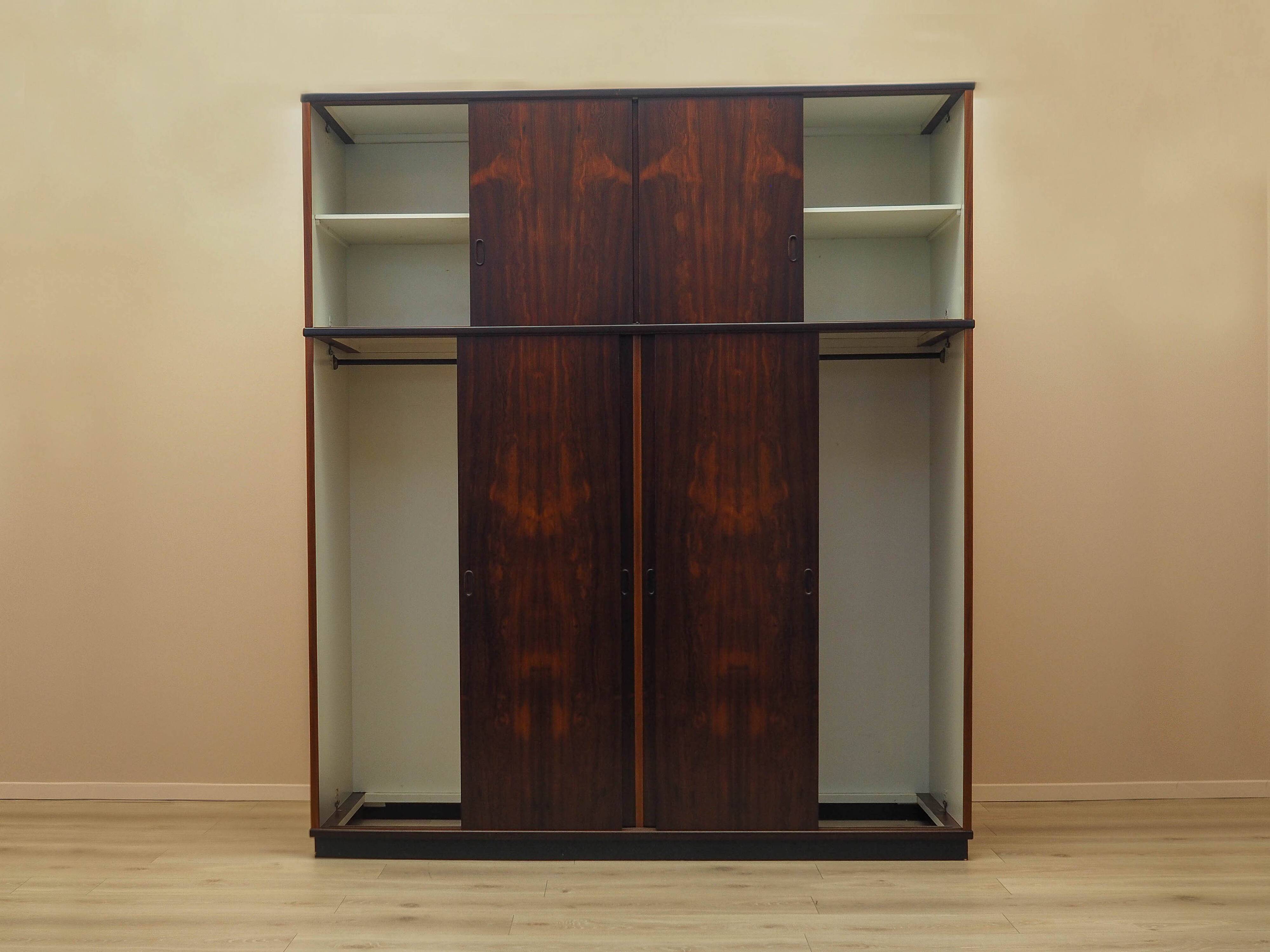 Rosewood wardrobe, Danish design, 1970s, made in Denmark