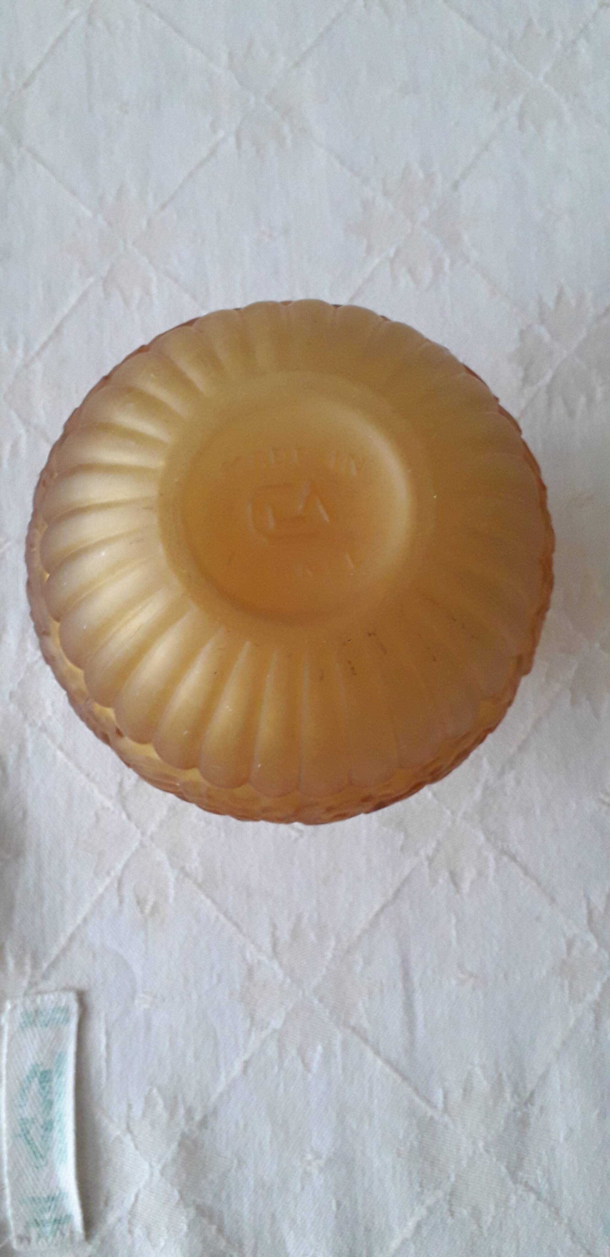 Art Deco frosted glass vase signed CLA France