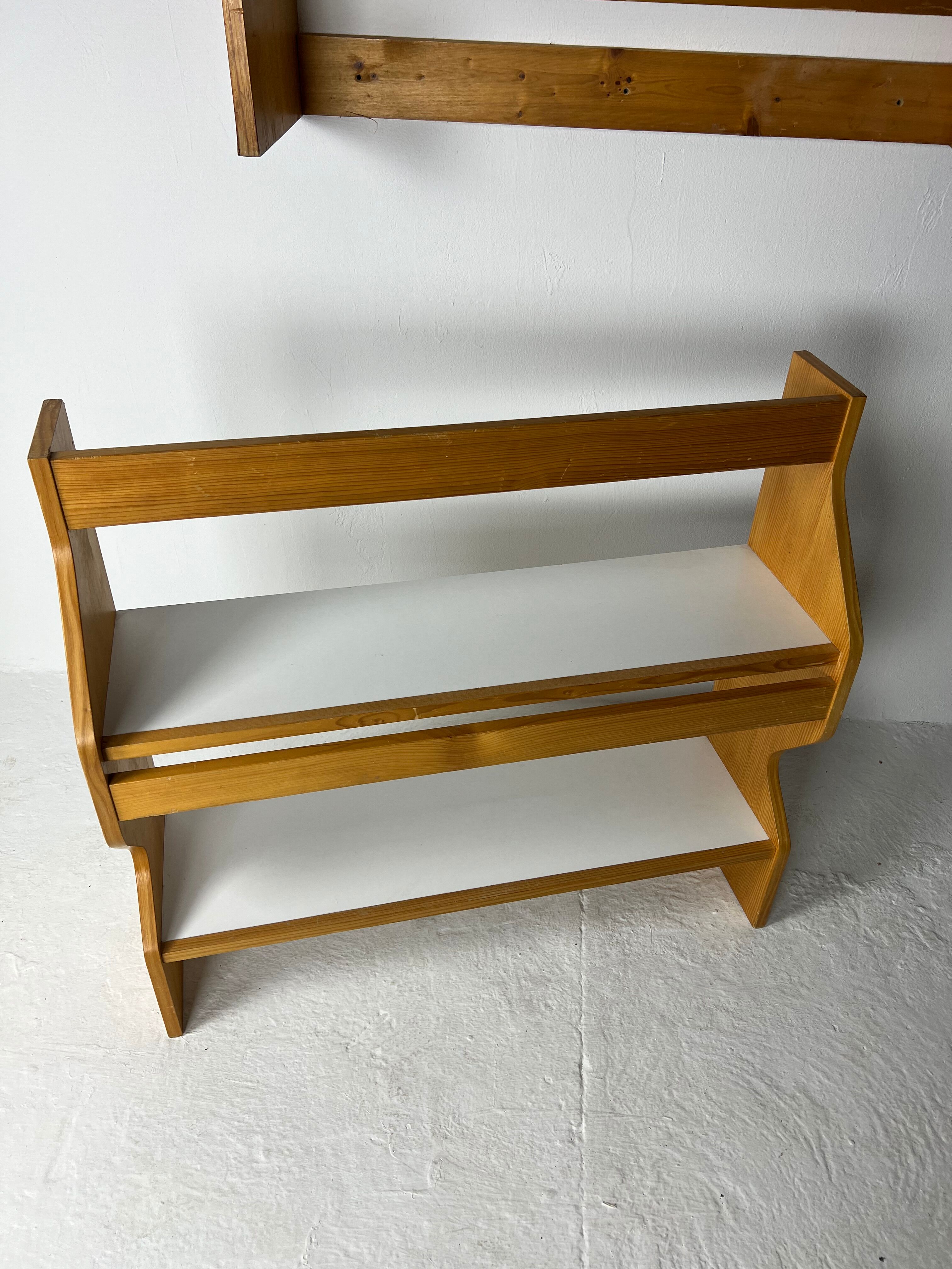 Duo of shelves by Charlotte Perriand