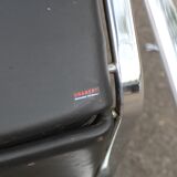 Paire de fauteuils Lange Drabert en cuir 1970