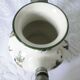 Ceramic belly pitcher lid and spout closed capodimonte chimeric decoration