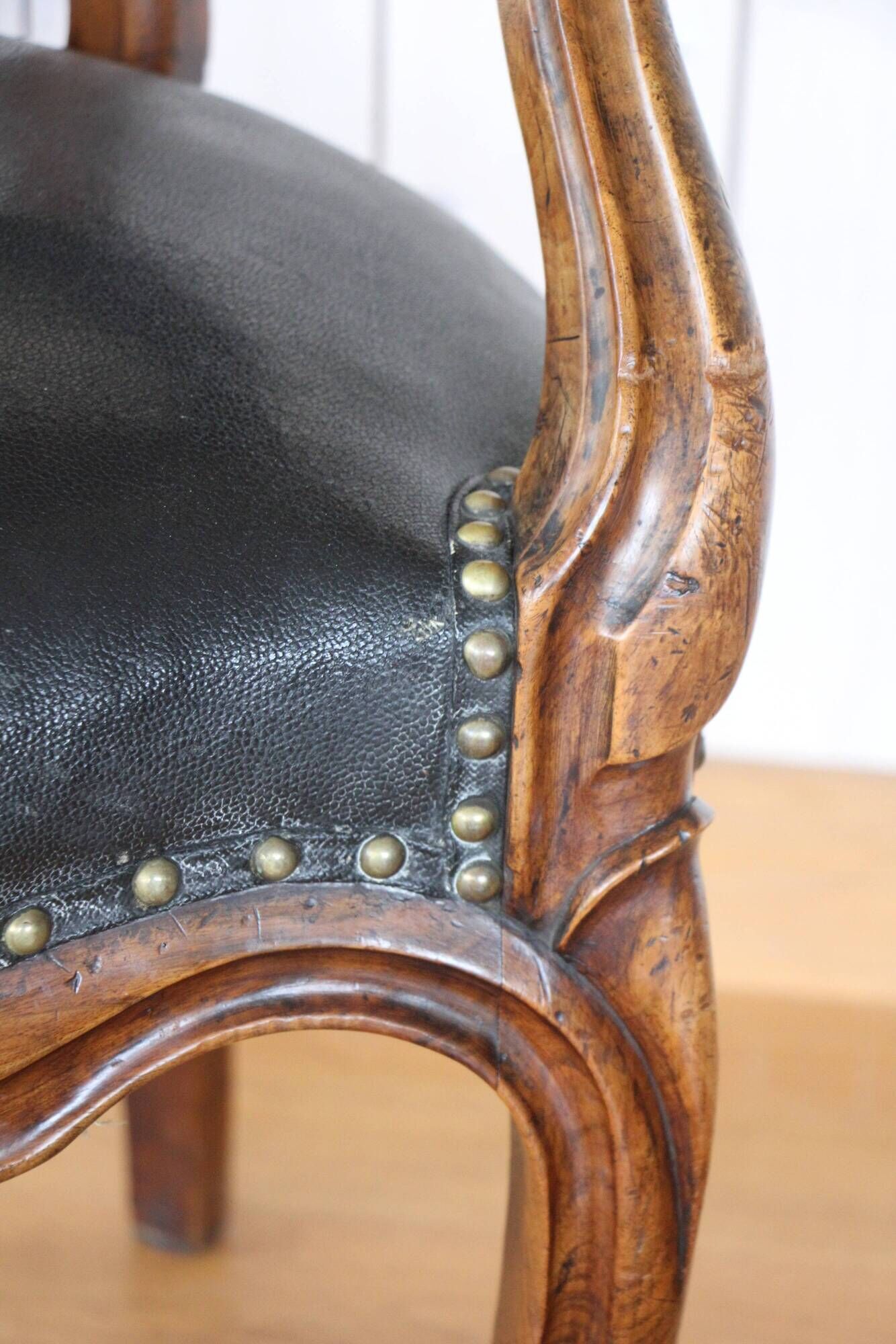 19th-century notary office armchair