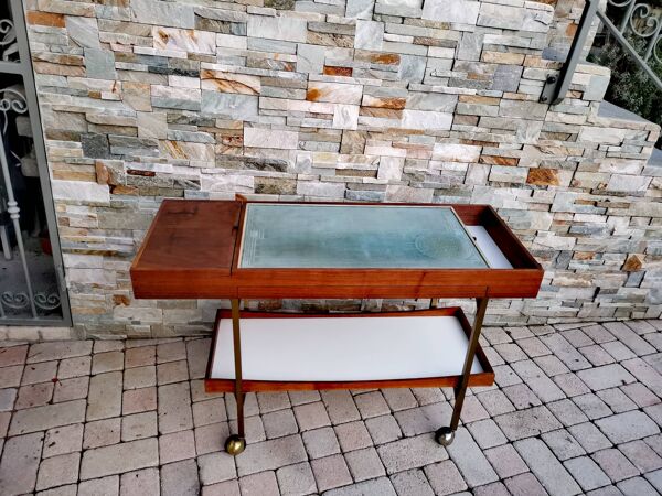 Desserte roulante bar server par Paul McCobb pour Salton Hotray