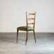 Set of six dining room chairs attributed to Gio Ponti, Italy, 1950.