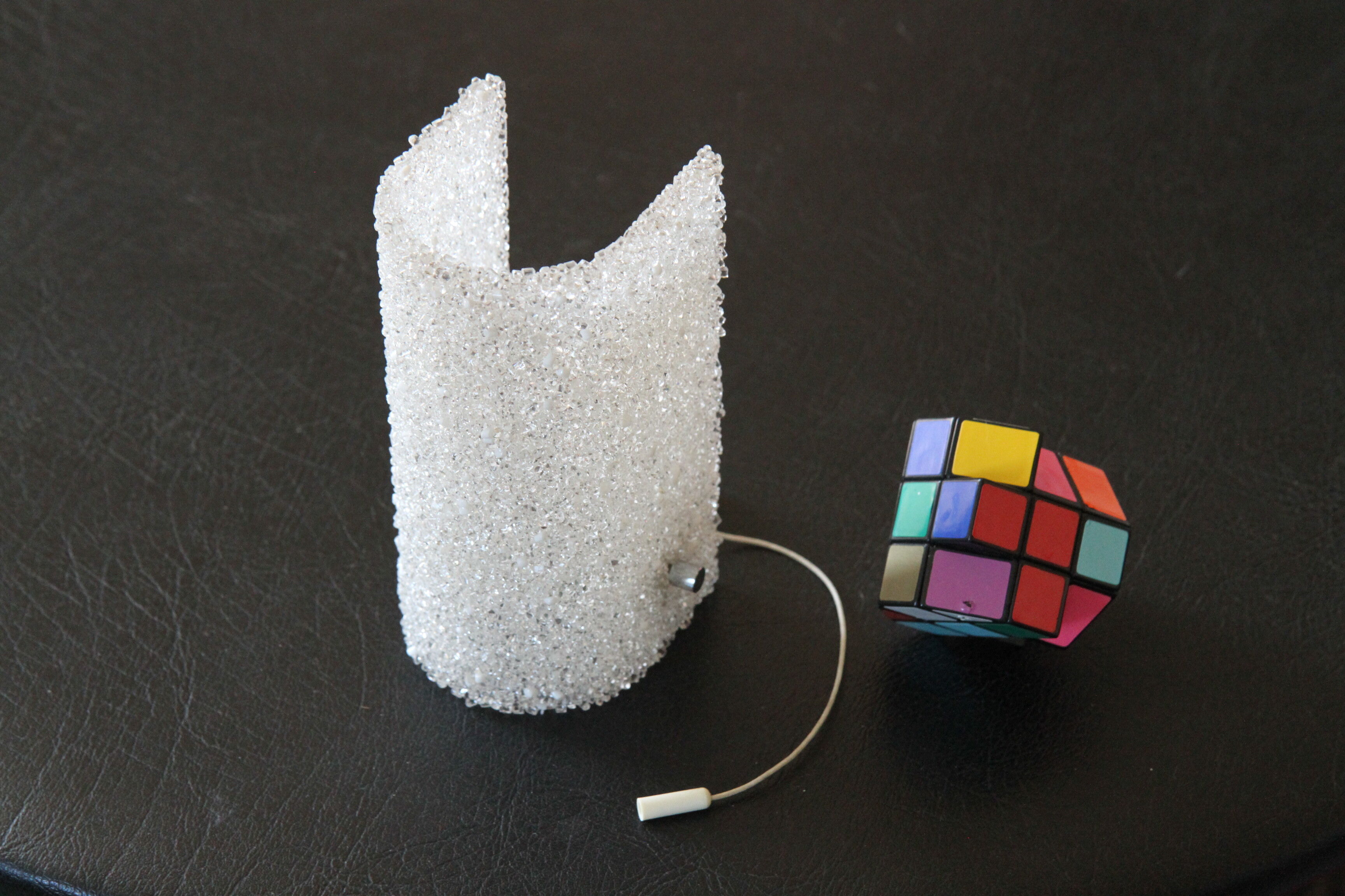 Vintage wall sconce in perspex from the 60s