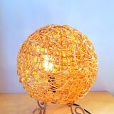 Rattan ball lamp