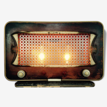 Retro radio - vintage style lamp