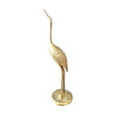 Brass heron 29.5 cm
