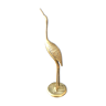 Brass heron 29.5 cm