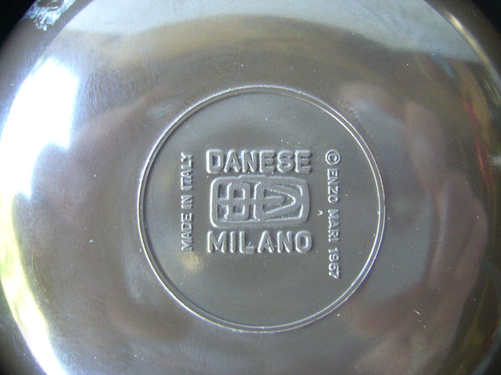 Design ashtray Enzo Mari for Danese (Milano) 1967