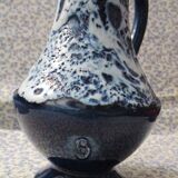 Small vintage Vallauris blue pitcher