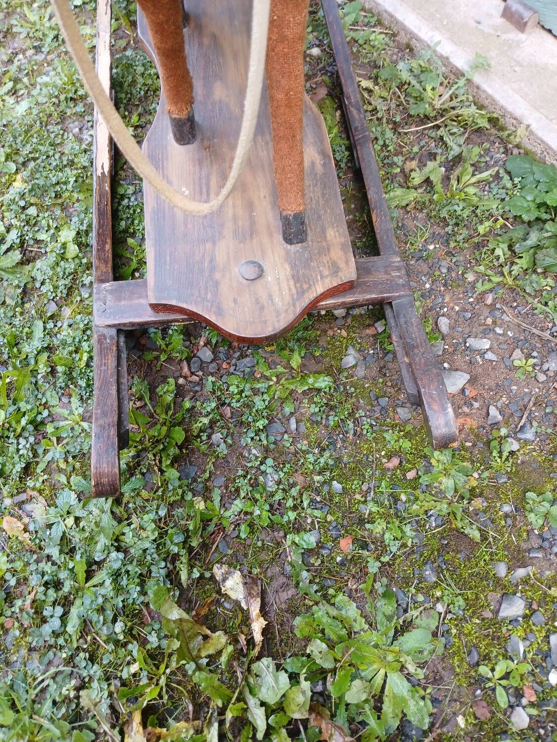 Antique rocking horse