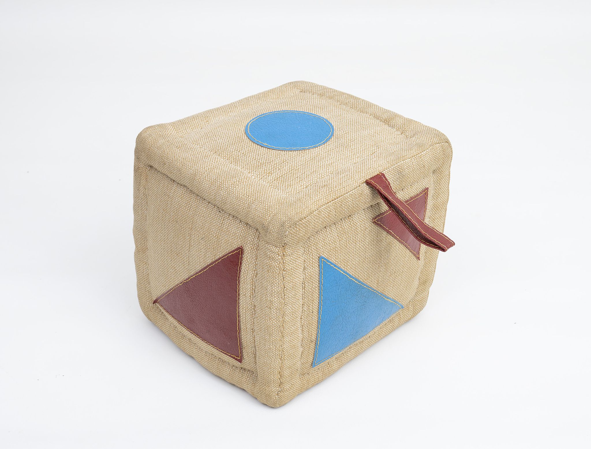 Vintage cube therapeutic toy by Renate Müller for H. Josef Leven, Sonneberg, 1960s