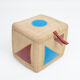 Jouet thérapeutique vintage Cube par Renate Müller pour H. Josef Leven, Sonneberg, années 1960