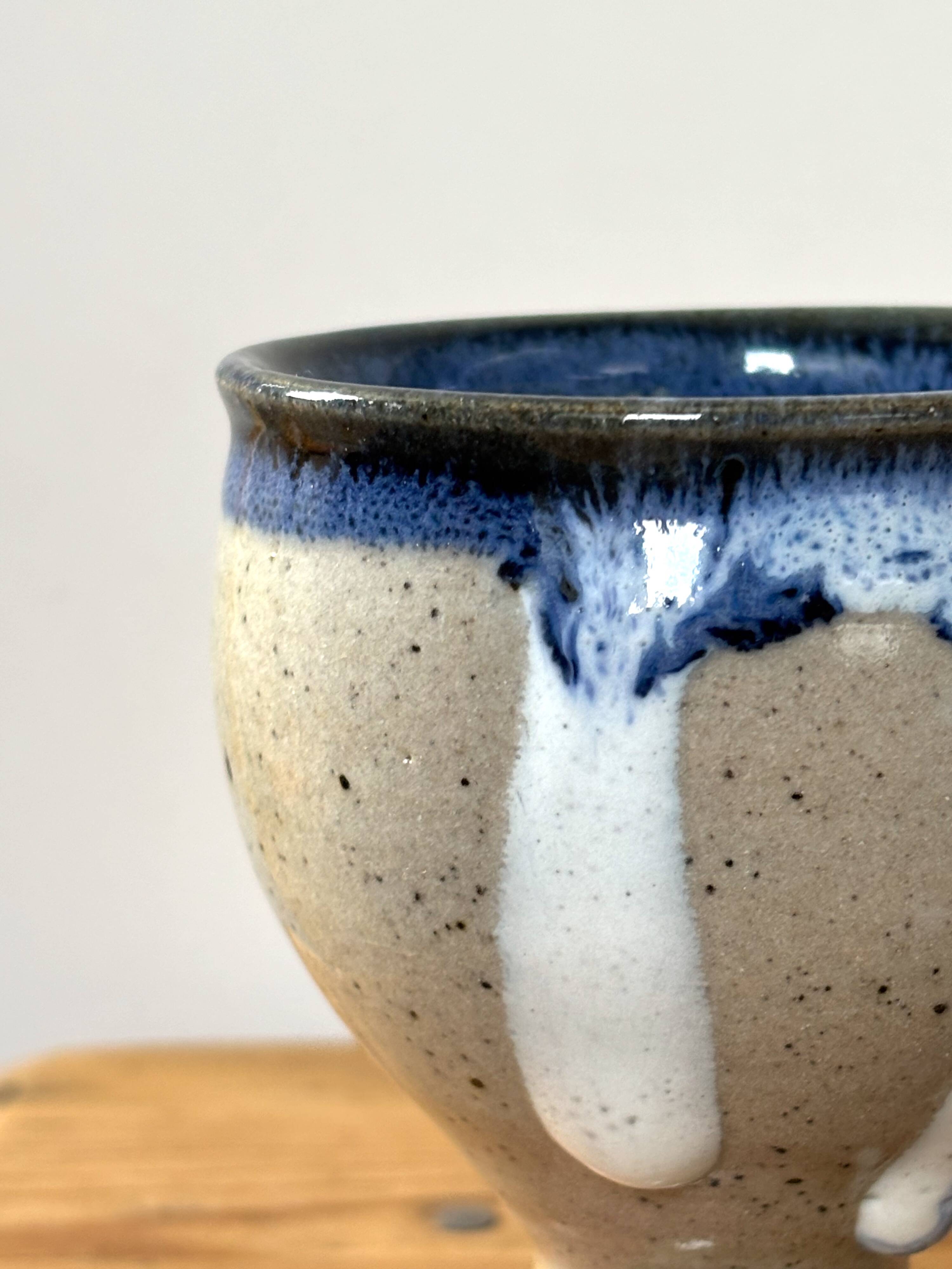 Glazed ceramic chalice