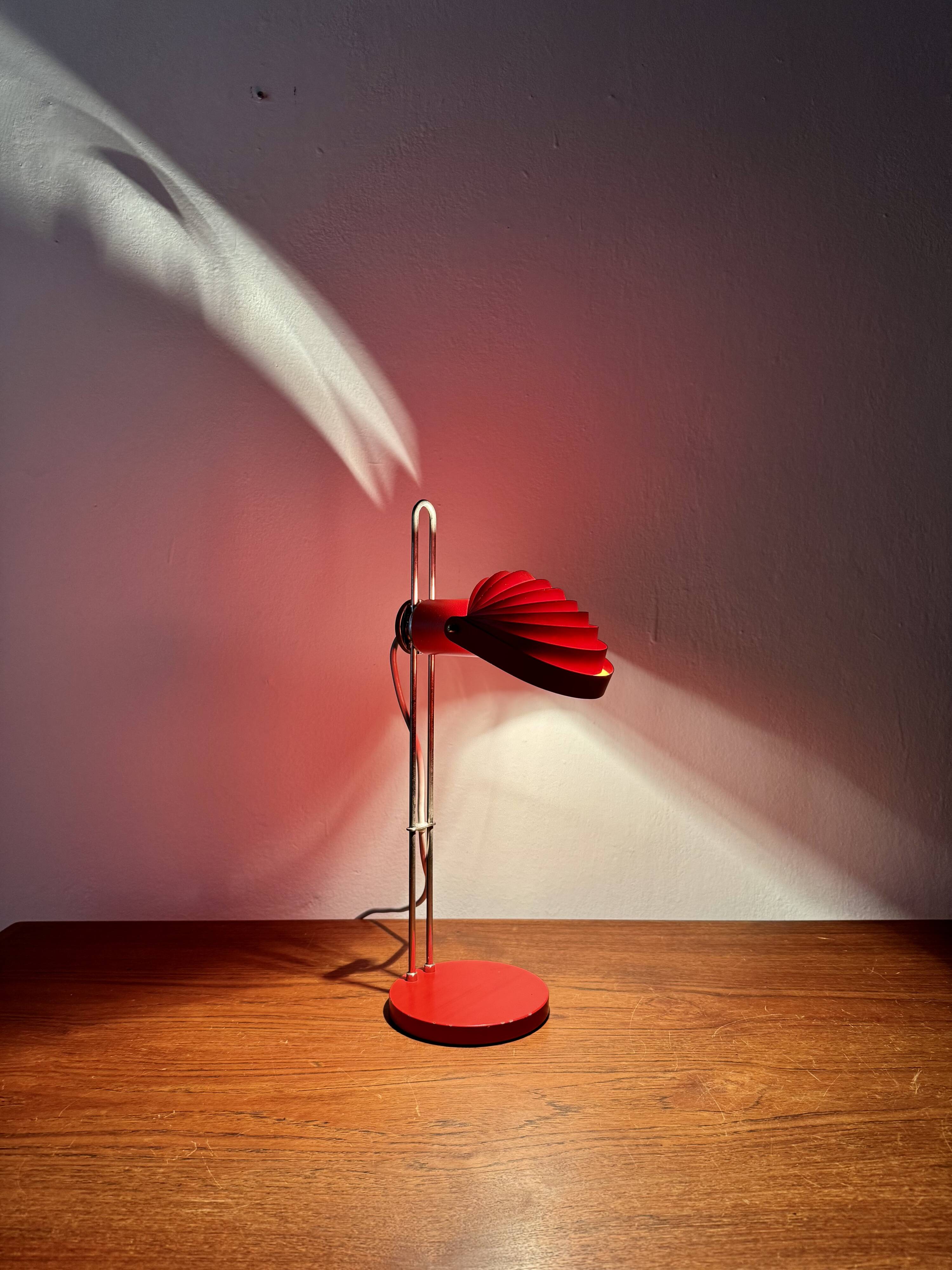 Metal Table Lamp by E.R. Nele for Temde
