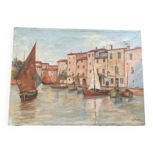 Huile sur toile signée