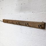 6-hook wall-mounted coat rack