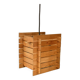 Scandinavian wooden pendant light