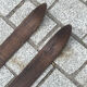 Vintage wooden skis pair L=169 cm