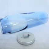 Glass jar blown myosotis