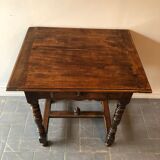Old wooden side table