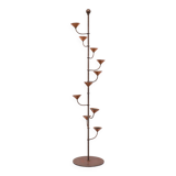 Scandinavian Brass standing candle stick 1960s