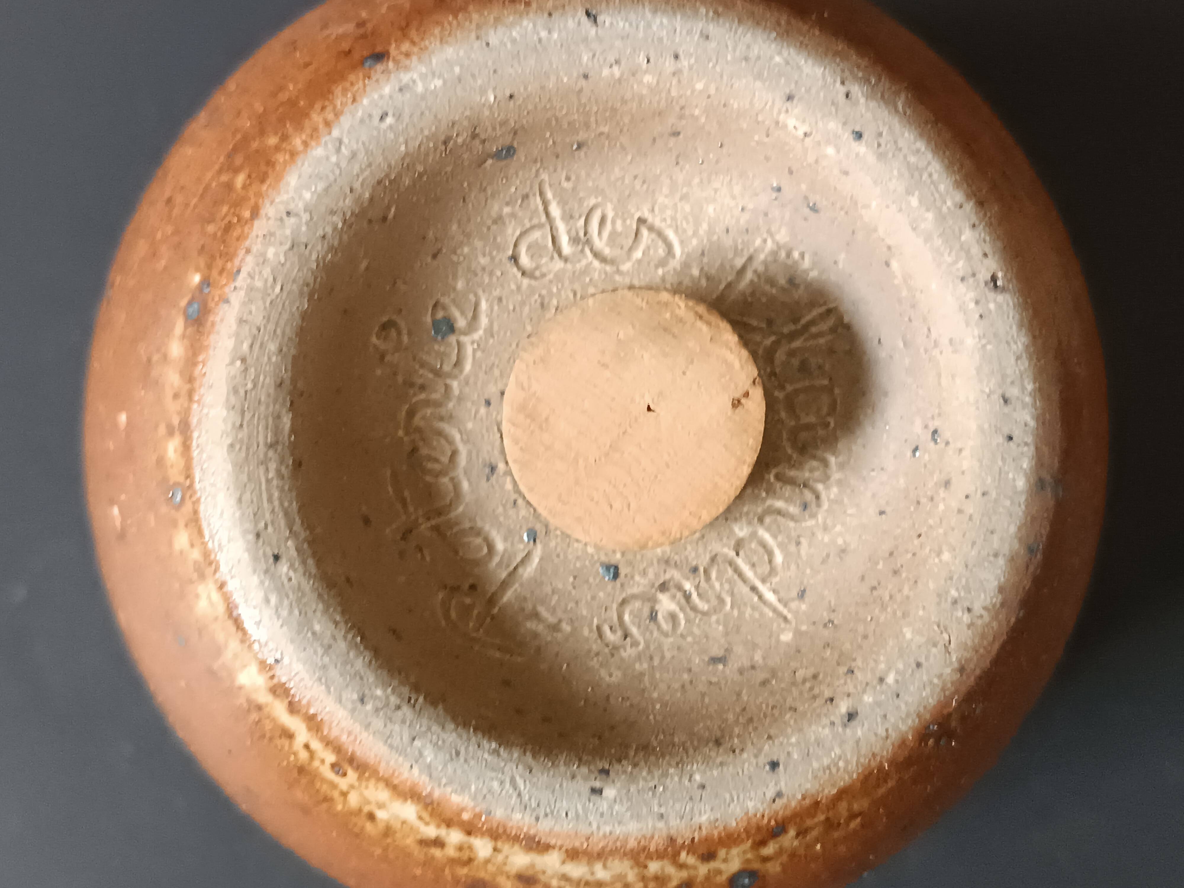 Ensemble en grès poivrier et salière Poterie des Flandres 1970