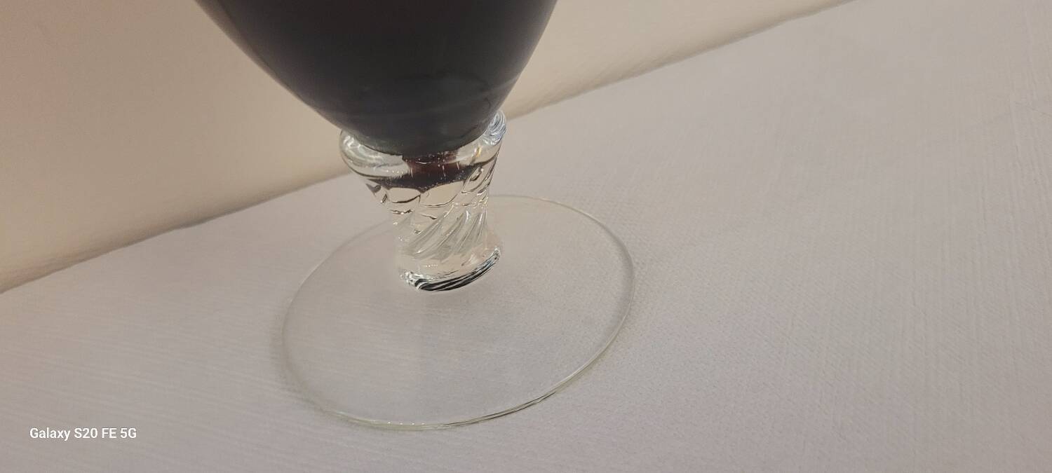 Vase verre italien 70's