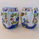 Hand Painted Blue Ceramic Mug Faenza Italy