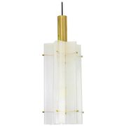 1 of 3 large Murano glass ice pendant by Limburg, Germany, 1970s