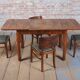 Art Deco Extendable Dining Table in Beech and Spruce, Czech, 1930s