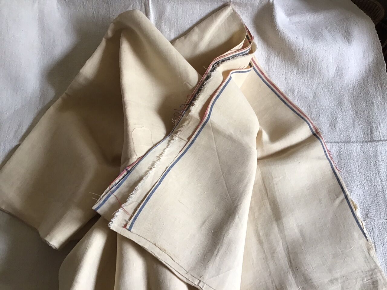 Vintage lining for tablecloth