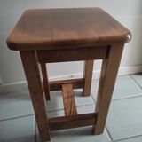 Varnished solid wood stool dp 1022701