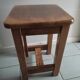 Varnished solid wood stool dp 1022701