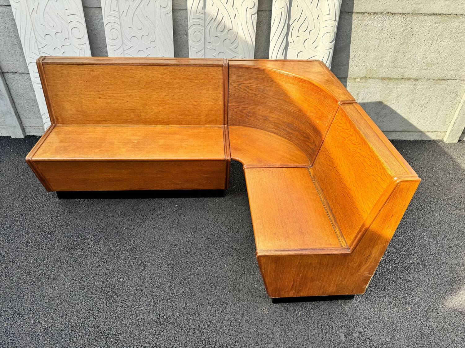 Bistro or corner restaurant bench. 50/60's