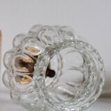 Vintage glass bubble pendant lamp