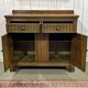 Buffet anglais en chêne des années 1950
