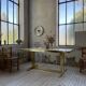 Brass table 1970 Italian lacquer