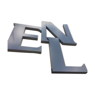 Lettres en aluminium
