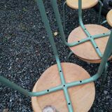 6 industrial stools
