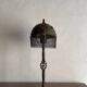 Brutalist iron chain table lamp, 1970s