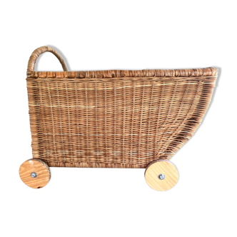 Rattan trolley/stroller